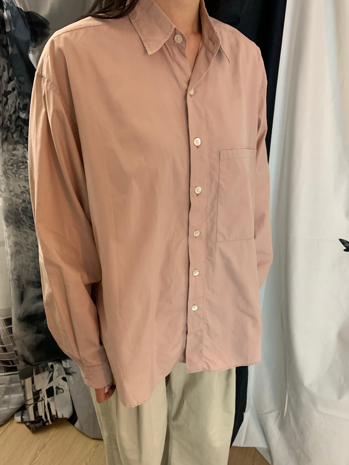 🇯🇵AURALEE WASHED FINX TWILL BIG SHIRTS 상품이미지2