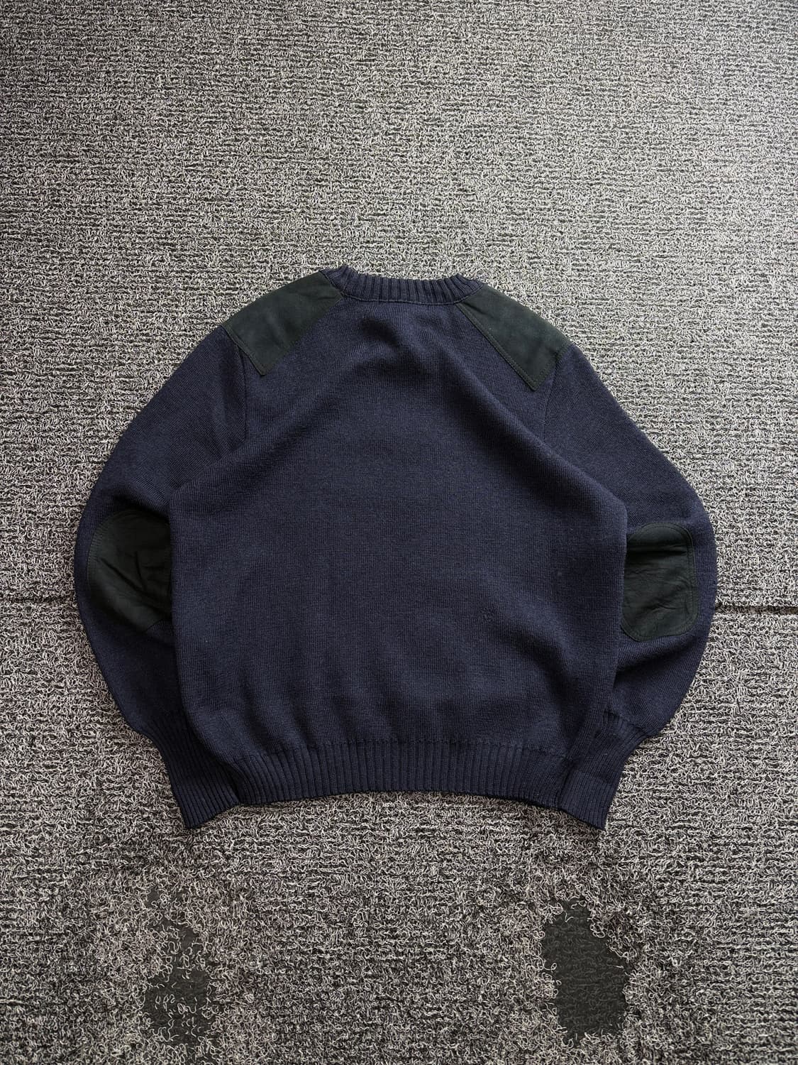 90s 버버리 런던 클래식 앨보패치 코만도 니트 3249 상품이미지5