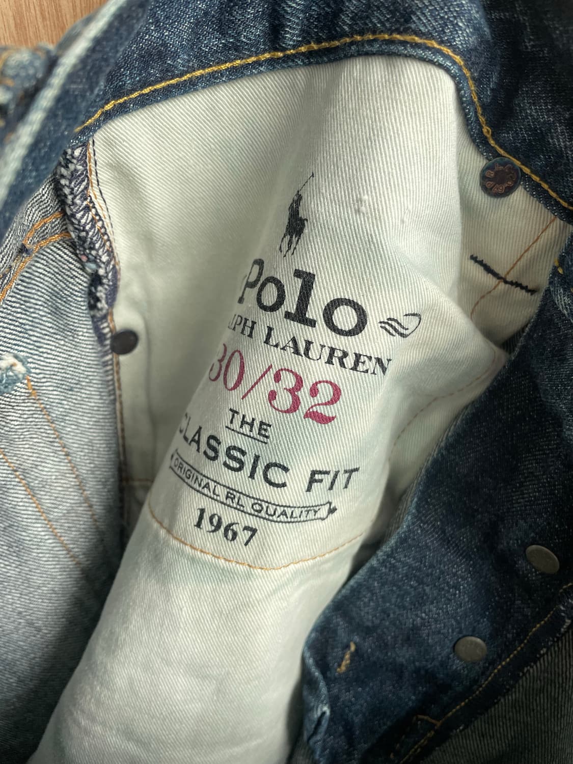 폴로 패치워크 데님 팬츠 상품이미지7