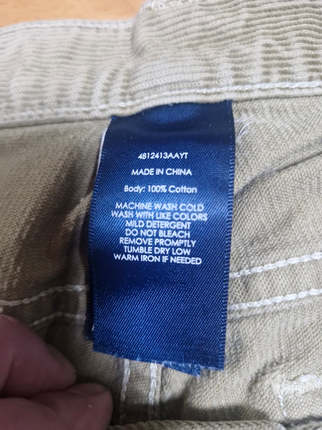 폴로 랄프로렌 골덴팬츠 슬림핏 31사이즈 상품이미지5