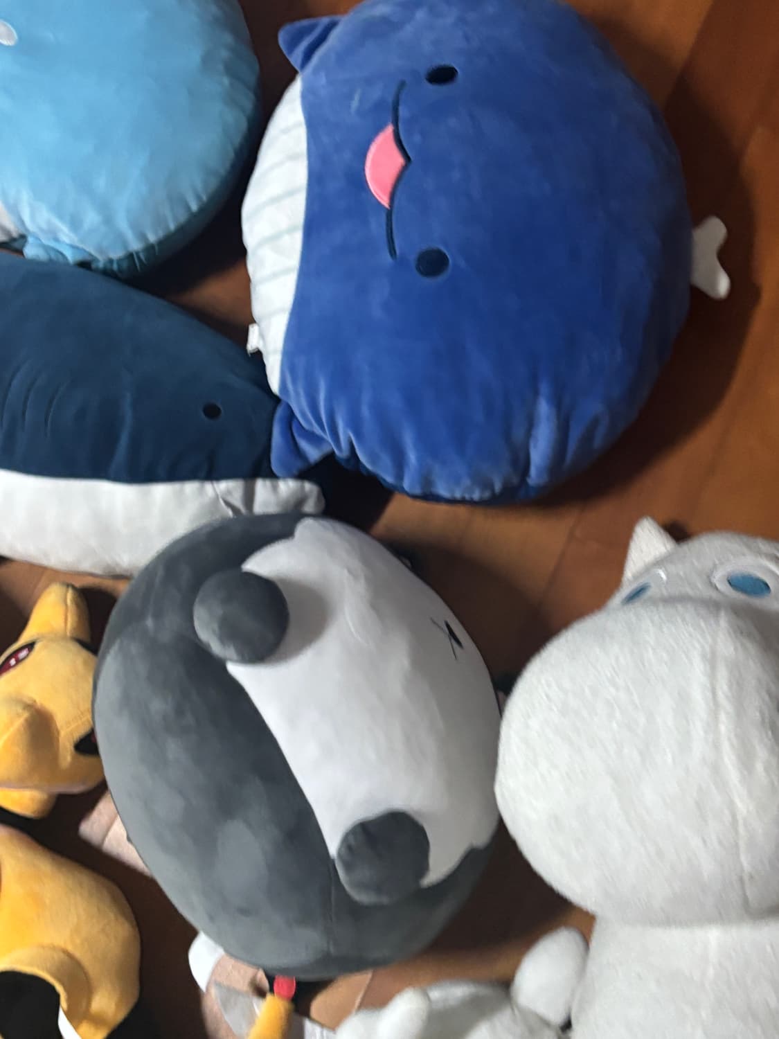 일괄금액) 16개 일괄 무민 공룡 등등 인형 일괄 인테리어 소품 배게용 상품이미지5