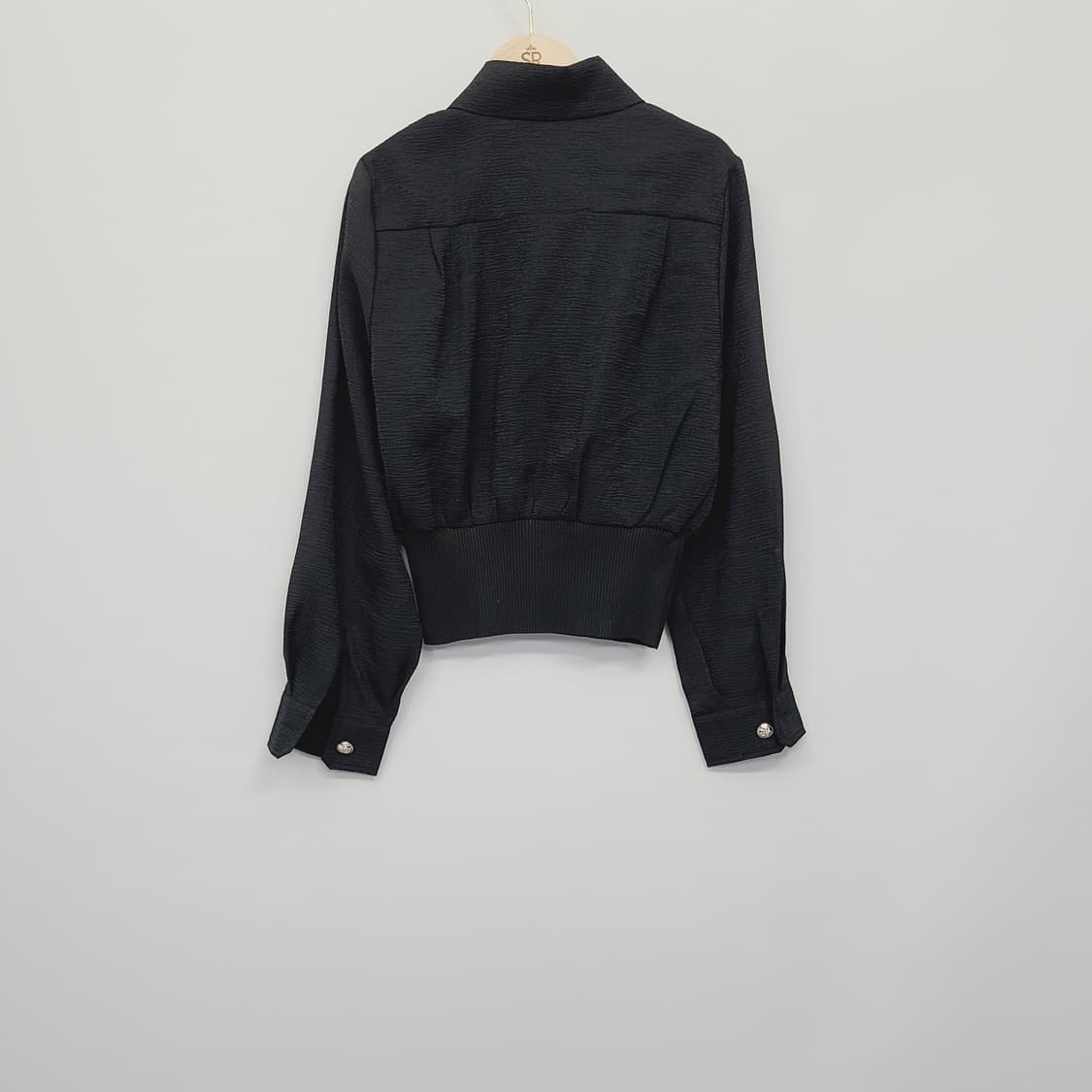 다바걸 금장 버튼 요루 셔링 자켓 블라우스 (M) 상품이미지4