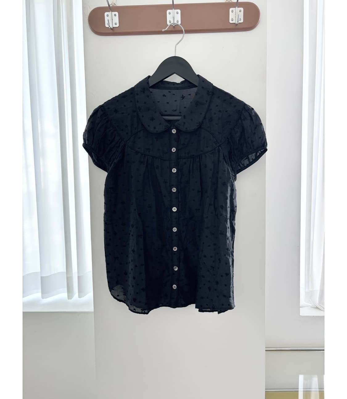 츠모리치사토 embroidery 블라우스 상품이미지1