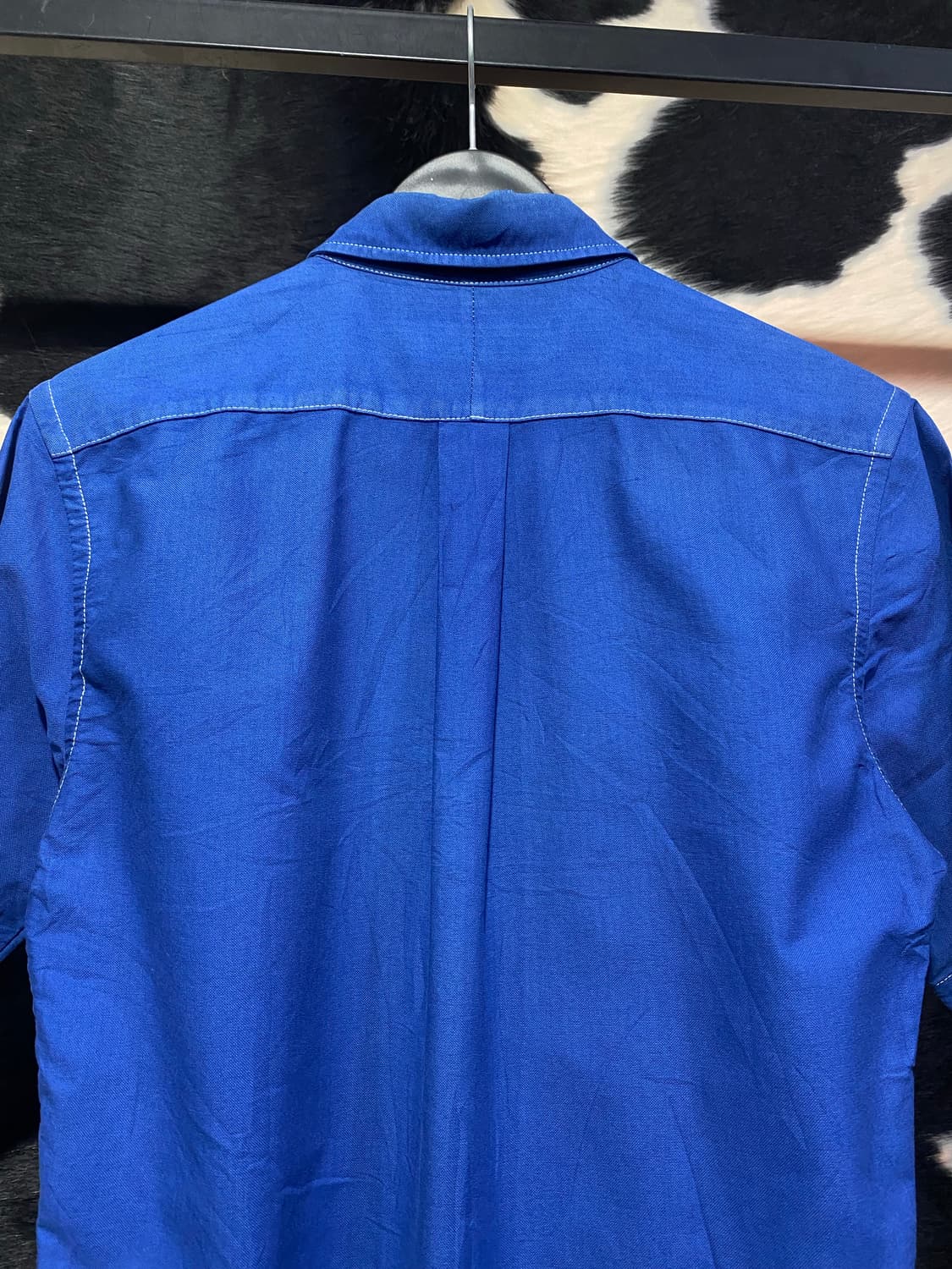 Ralph Lauren 화이트 스티치 디테일 코튼 반팔 셔츠 상품이미지8