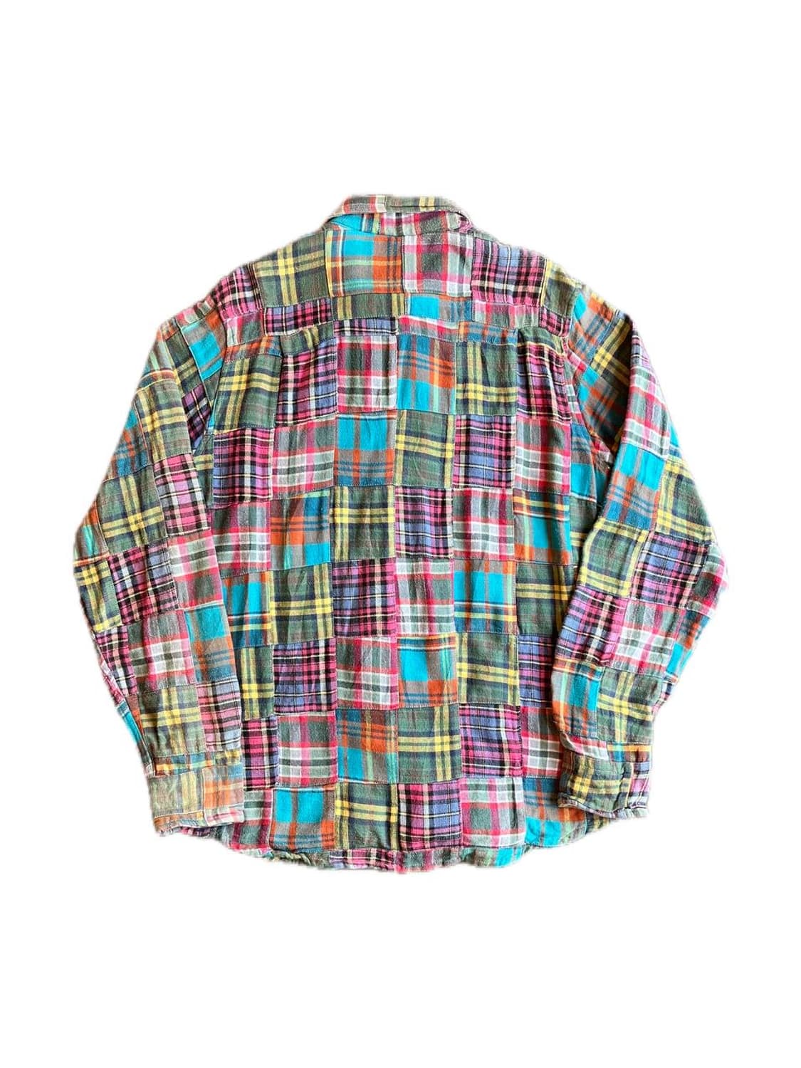 Beams button down patchwork shirts 상품이미지2