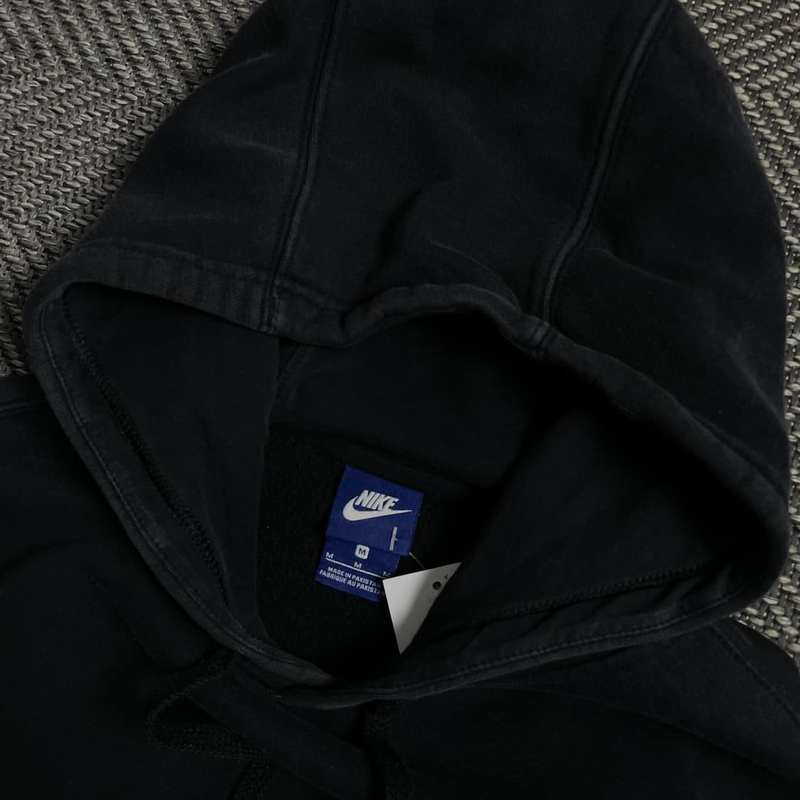 나이키 스우시로고 후드 티셔츠 블랙 y 4032 상품이미지6