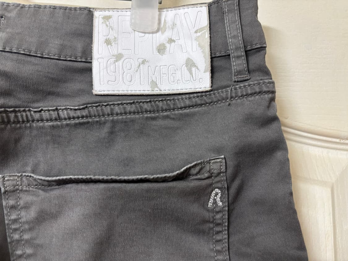 Replay 리플레이 워싱 그레이 숏팬츠 반바지 28~30 상품이미지6