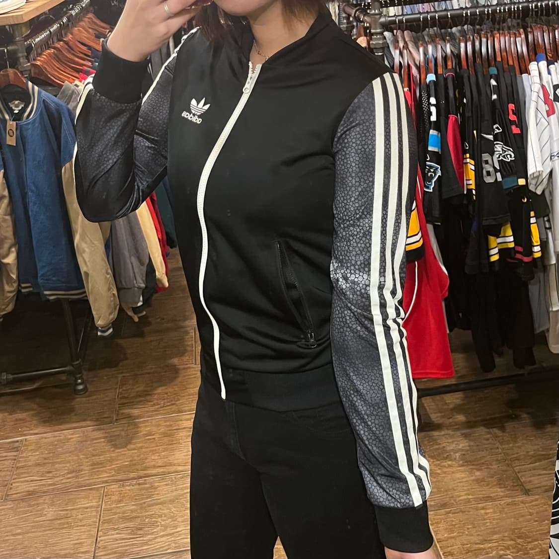 [HI] 아디다스 트레이닝 집업 블랙 상품이미지4