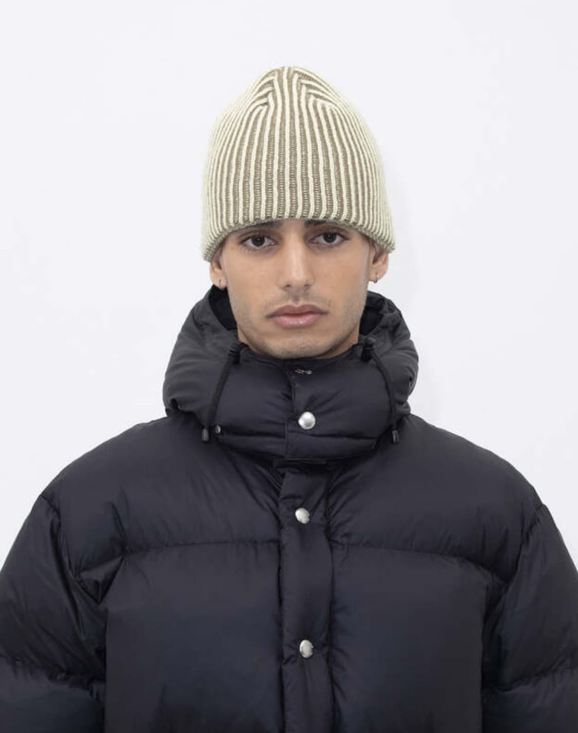 Short Cascade Beanie - Olive 상품이미지3