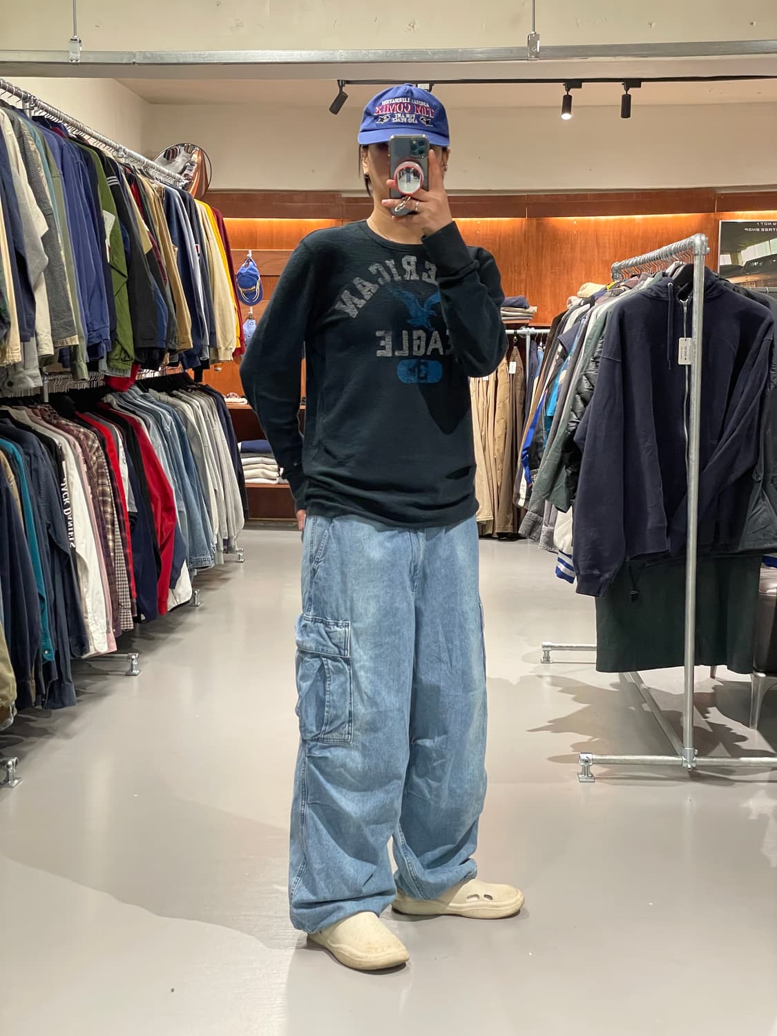 빈티지 카고 데님 팬츠 상품이미지6