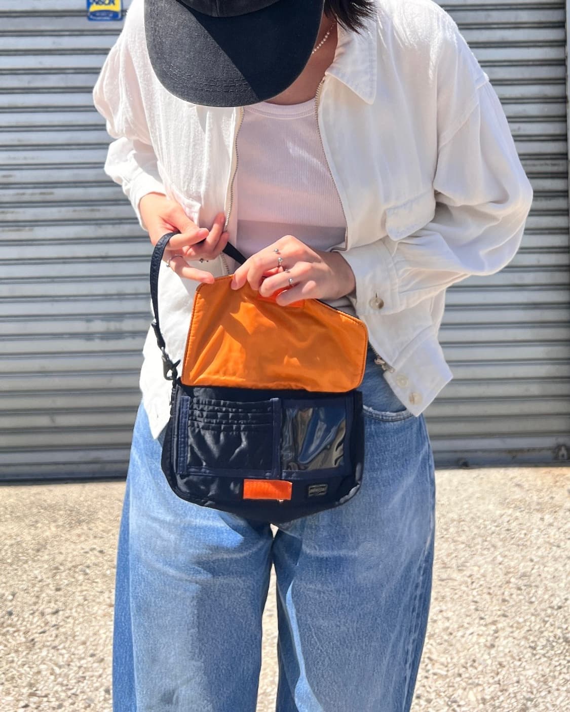 HEAD PORTER TANKER-POUCH BAG(Navy) 상품이미지3