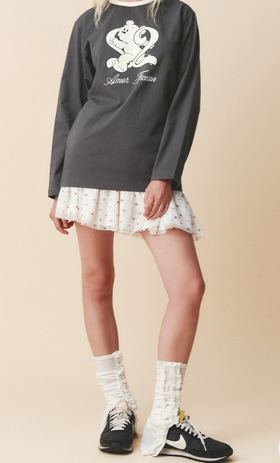 KIJUN S2 Bear Long Sleeve T-Shirt UNISEX 상품이미지2