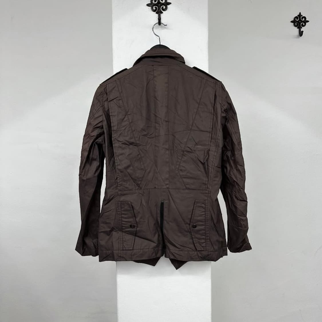 Deep brown rider zip jacket 상품이미지2