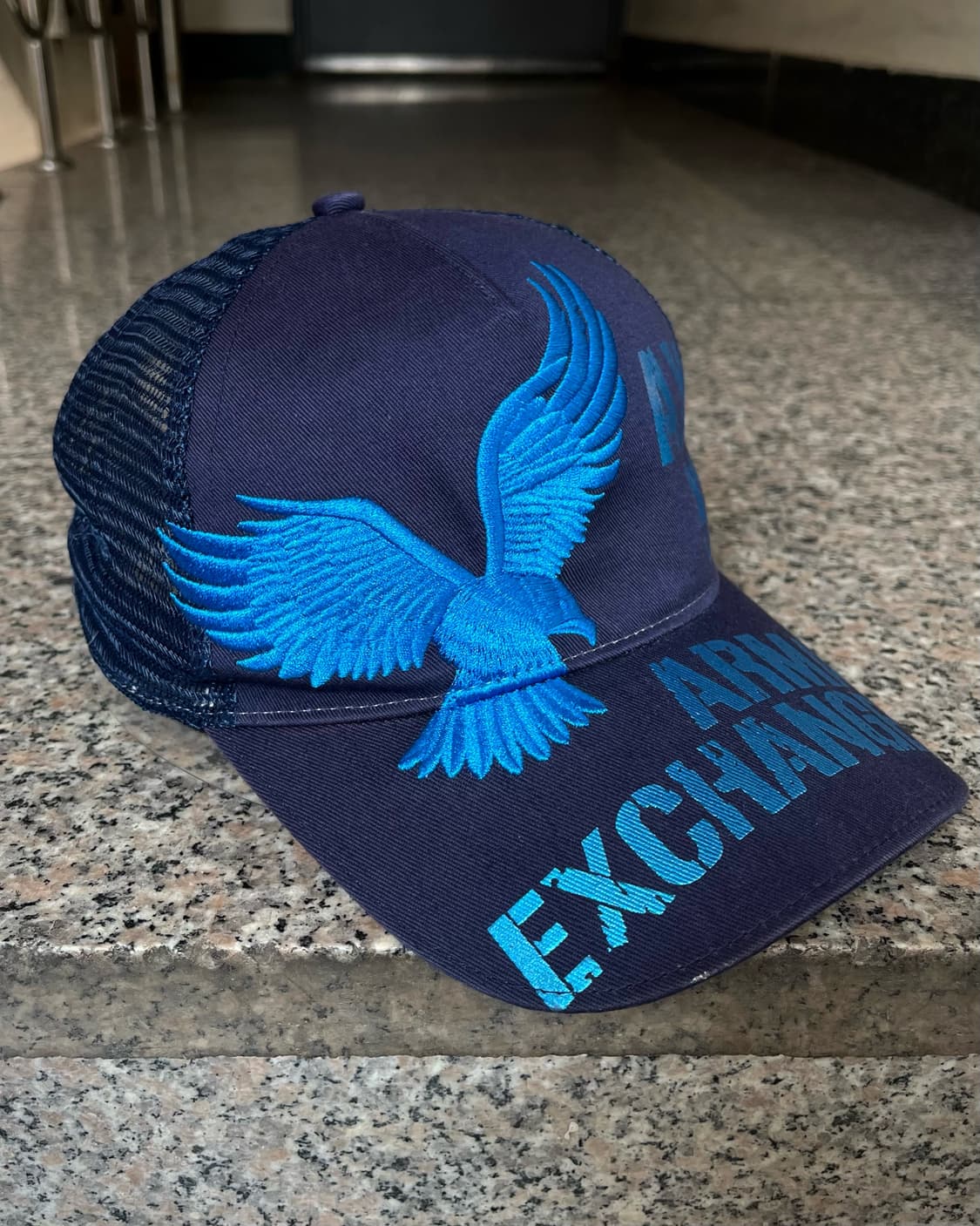 Armani Exchange Eagle Embroidery Cap 상품이미지5