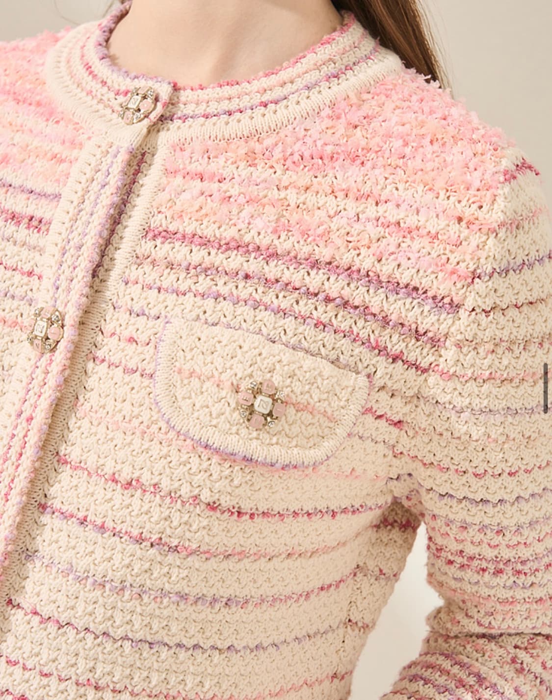 Free 사이즈 텍달린 새상품 마인 정가83만 원피스 겸 니트 가디건 상품이미지4