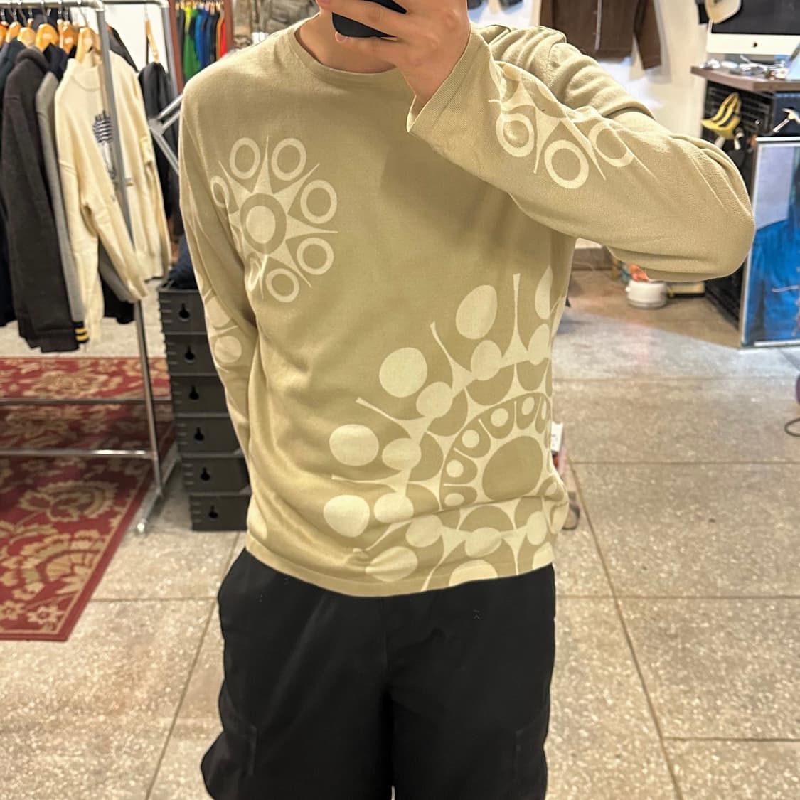 90s 겐조 옴므 오리엔탈 니트 슬리브 상품이미지2