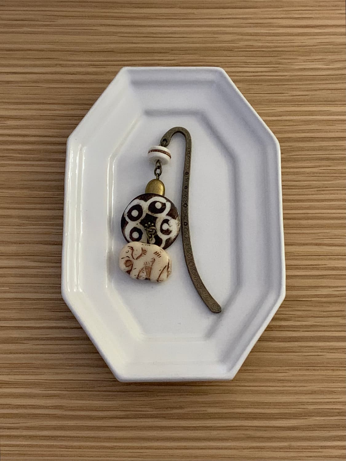 그린올리브하우스 자체제작 책갈피 flower crown elephant 상품이미지4