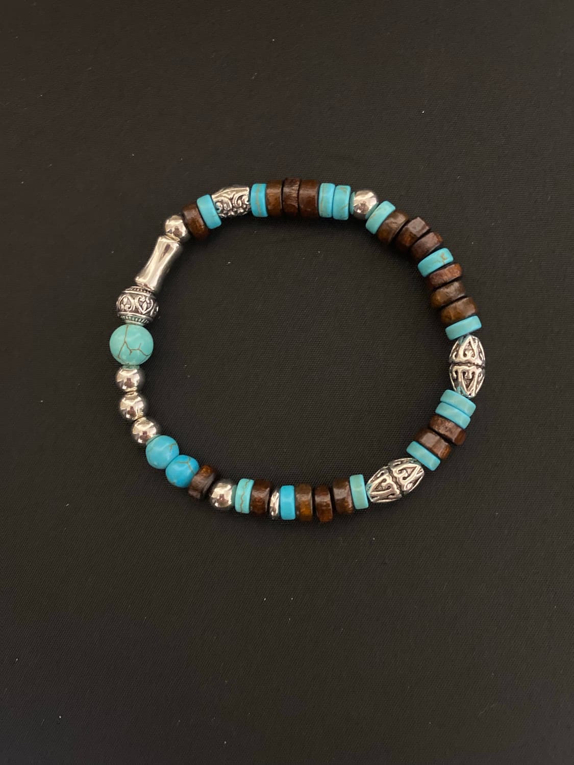 빈티지 네추럴 우드 팔찌 상품이미지1