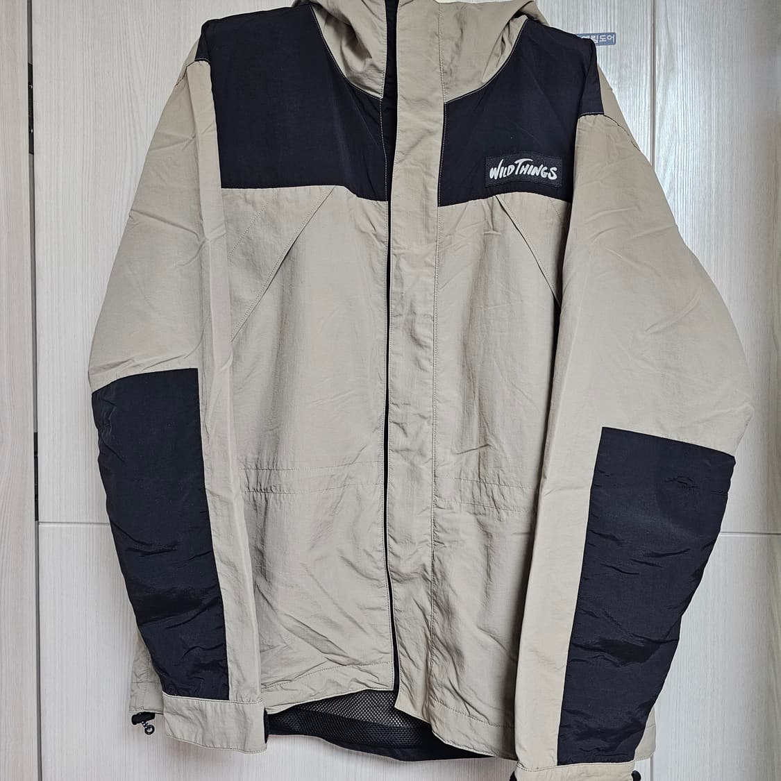 와일드띵스 후드 바람막이 자켓 라지 상품이미지1