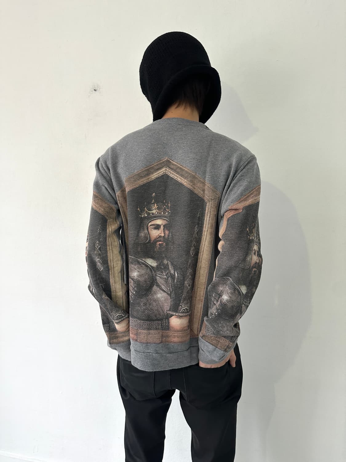 돌체앤가바나 2014FW 런웨이 크라운 나이트 맨투맨 상품이미지4