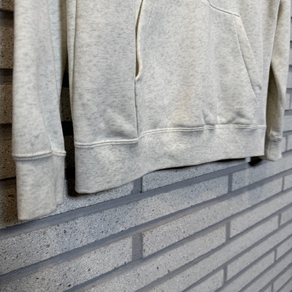 나이키 기모 카라 맨투맨 아이보리 컬러  상품이미지4