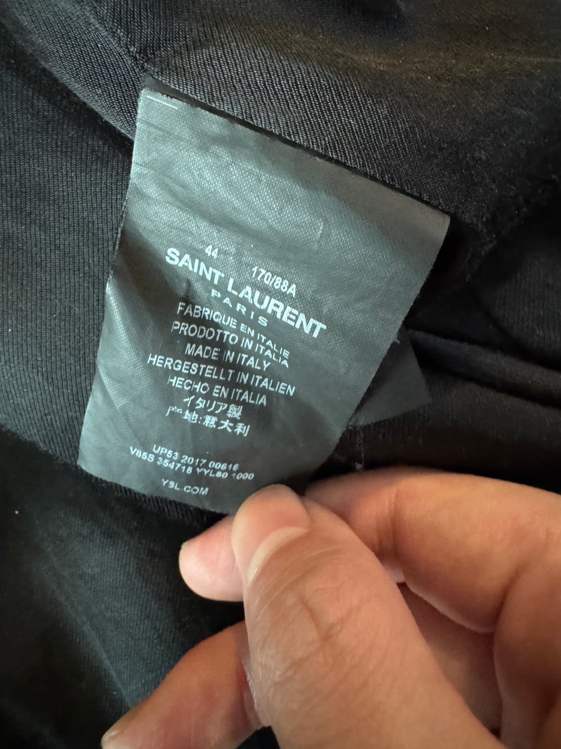 생로랑 17시즌 테디자켓 44 사이즈 상품이미지4