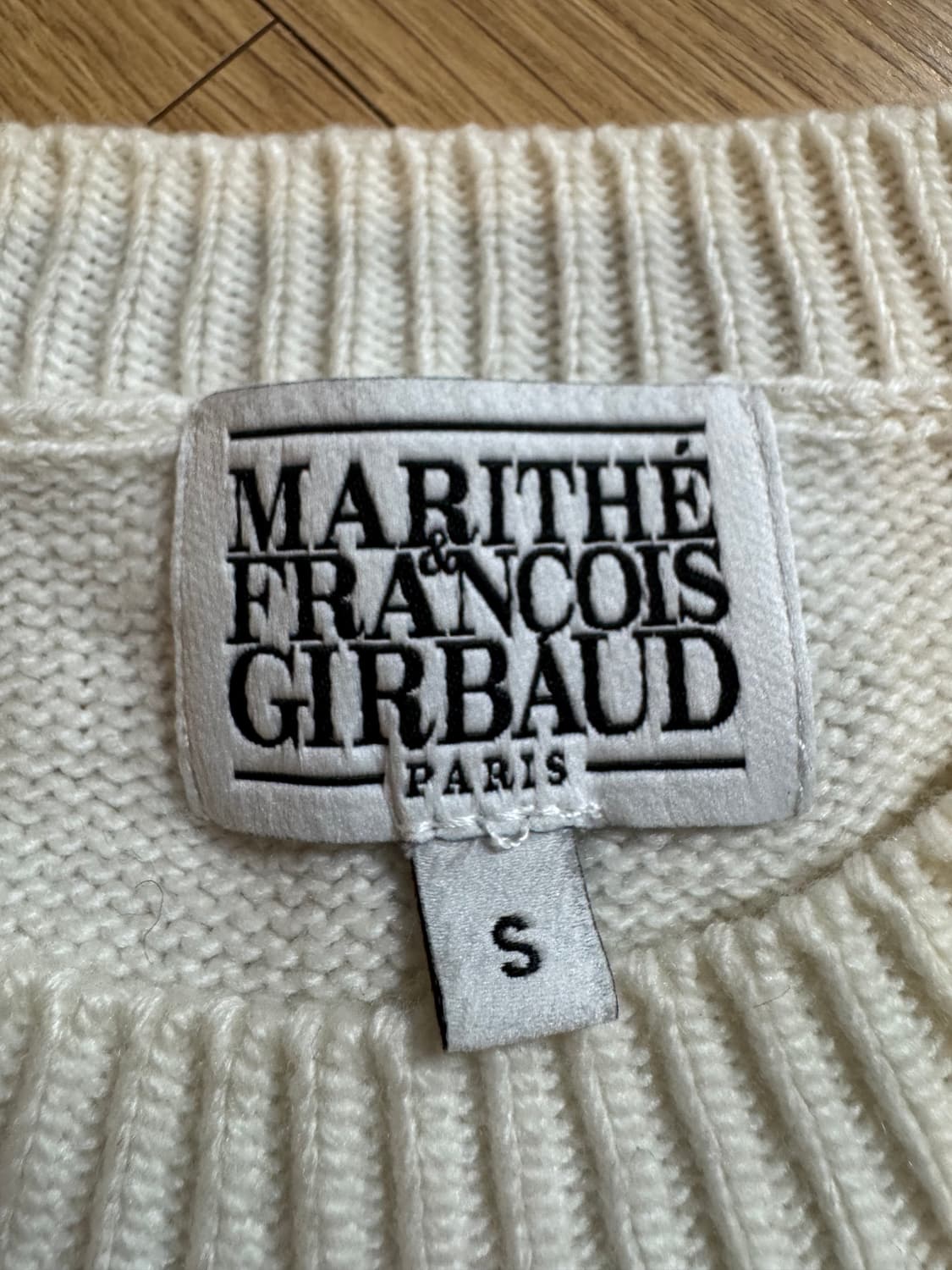 마리떼 프랑소와 저버 클래식 로고 니트 아이보리 상품이미지7