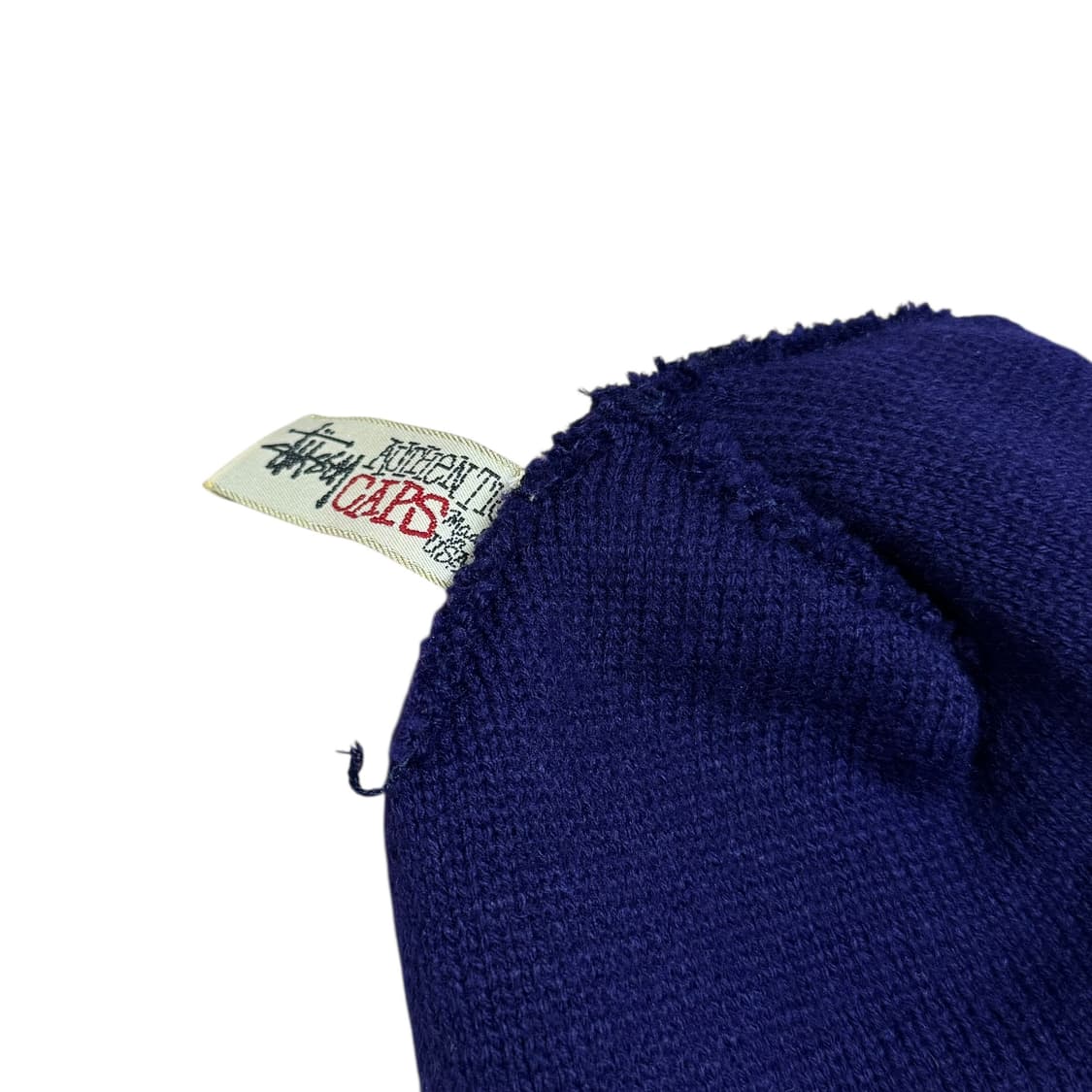 90s 빈티지 올드 스투시 네이비 비니 상품이미지6