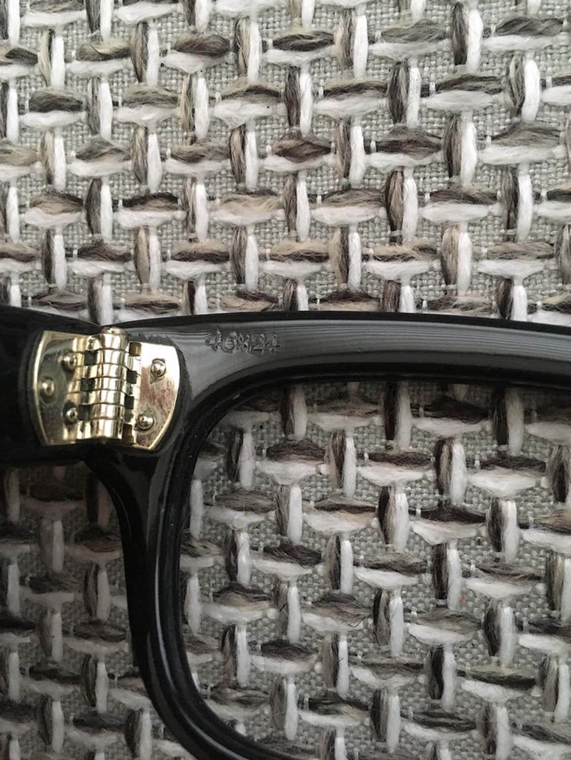 50s Black vtg france eyewear No.1 상품이미지4