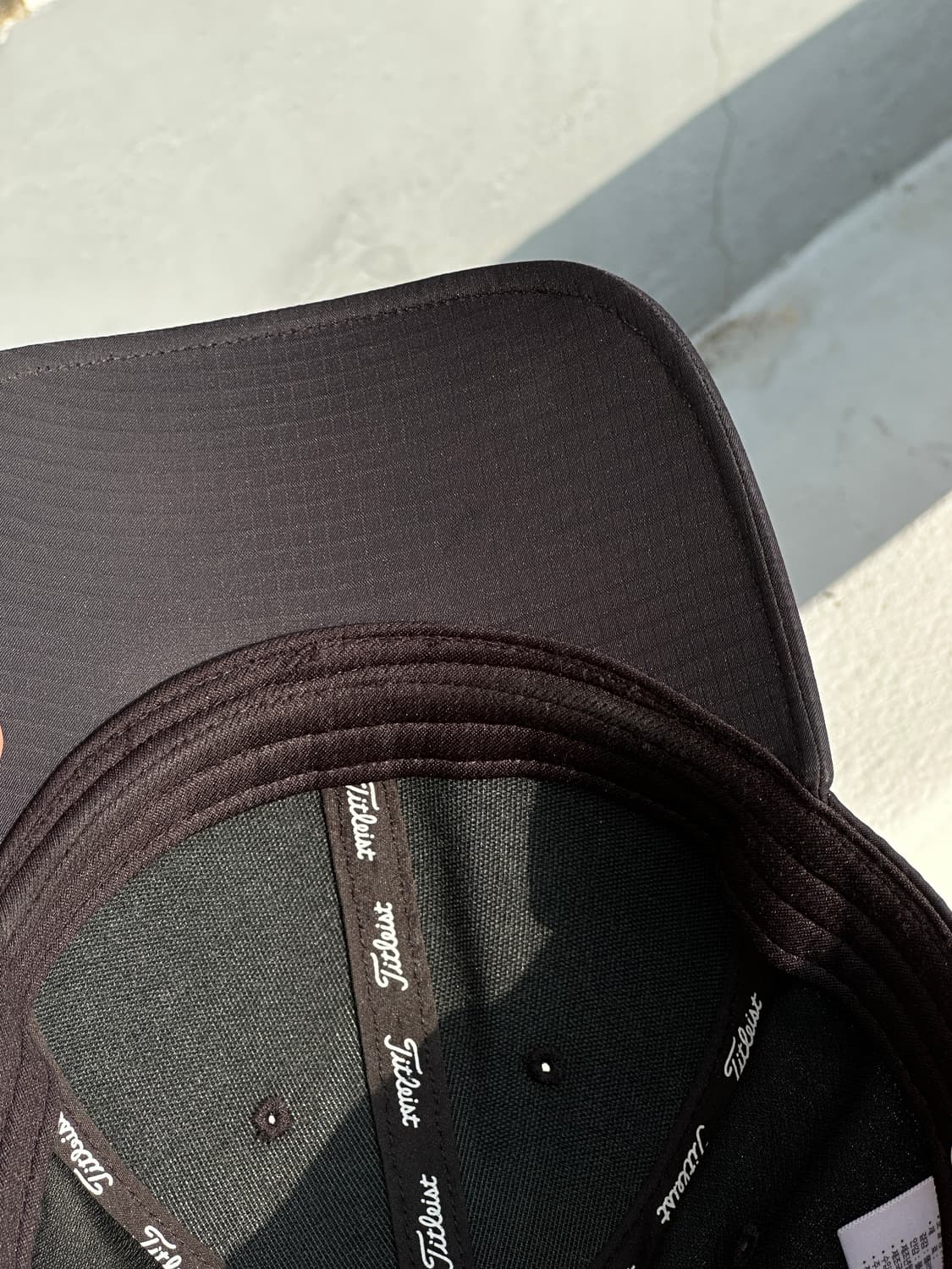 [F] 타이틀리스트 로고 블랙톤 우븐 볼캡 모자 골프 상품이미지6