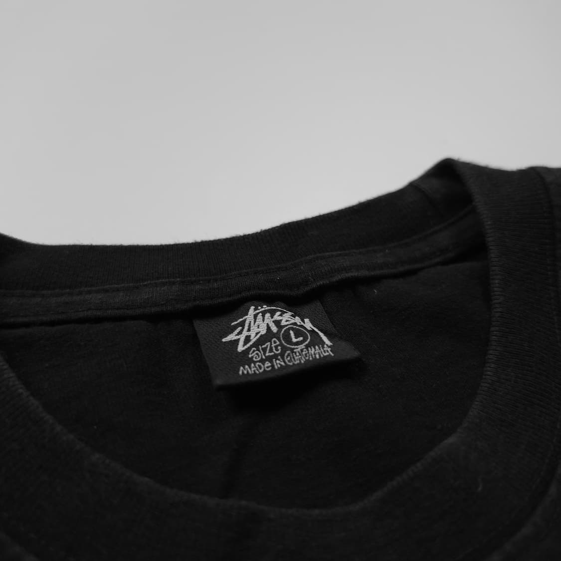 스투시 베이직 빅로고 블랙 박시핏 롱슬리브 (L) 상품이미지4