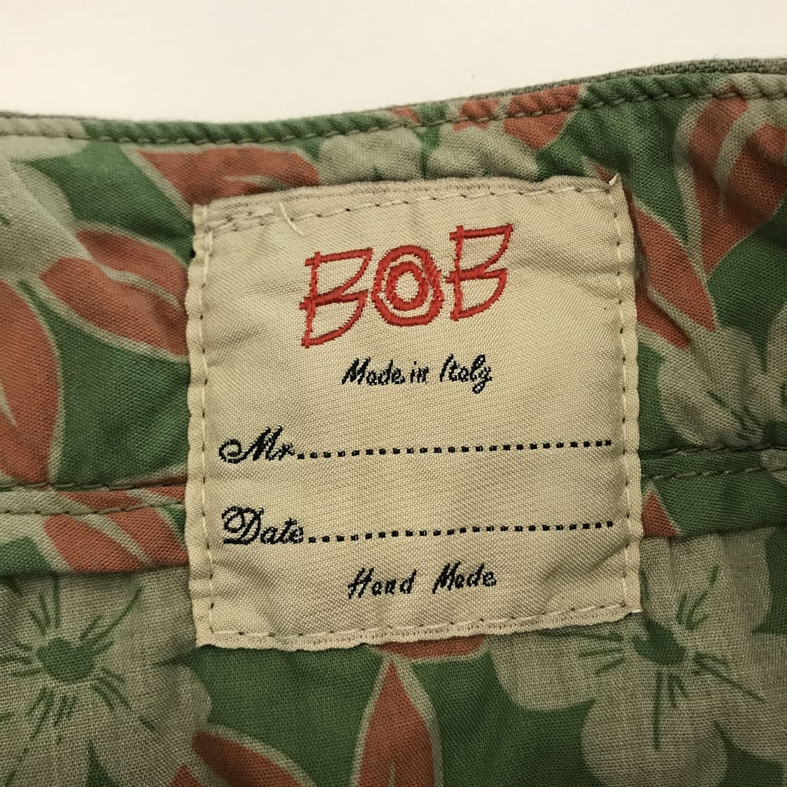 BOB 이태리 린넨코튼 카키팬츠 [34] 상품이미지5