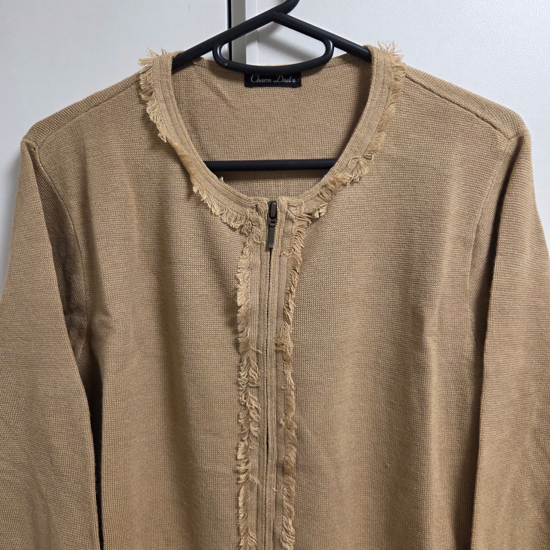 Charm duet 웨스턴 울혼방 니트 집업 M-L 상품이미지2