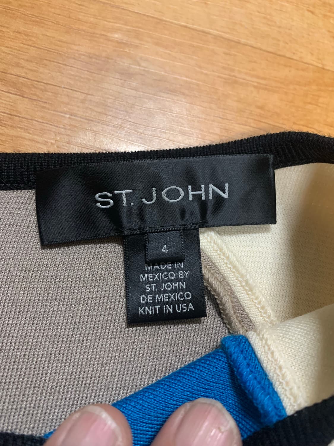 ST.JOHN 센존 밀라노 컬러블록 니트 드레스(4 사이즈) 상품이미지7