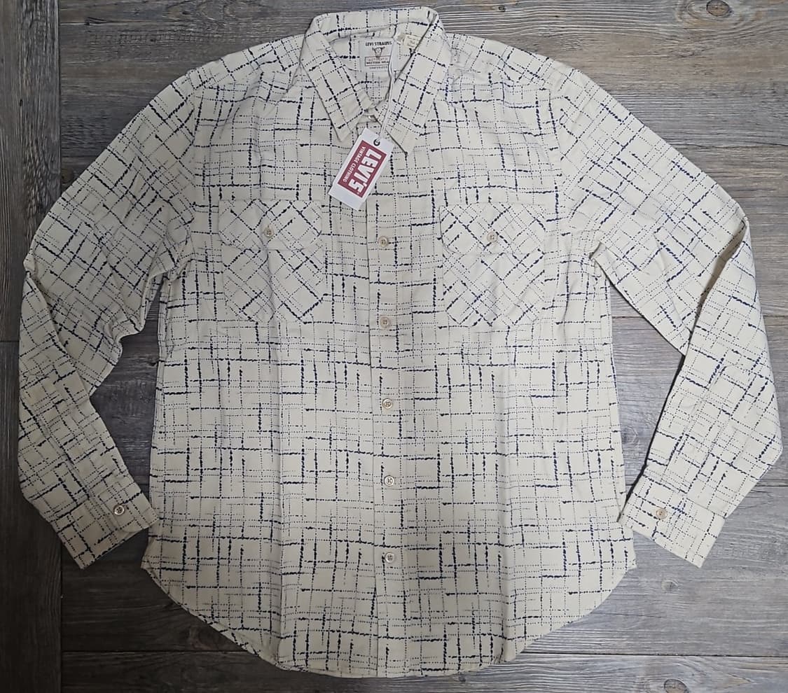 리바이스 LVC 1950'S 숏혼 셔츠 코발트 블루 S 상품이미지1