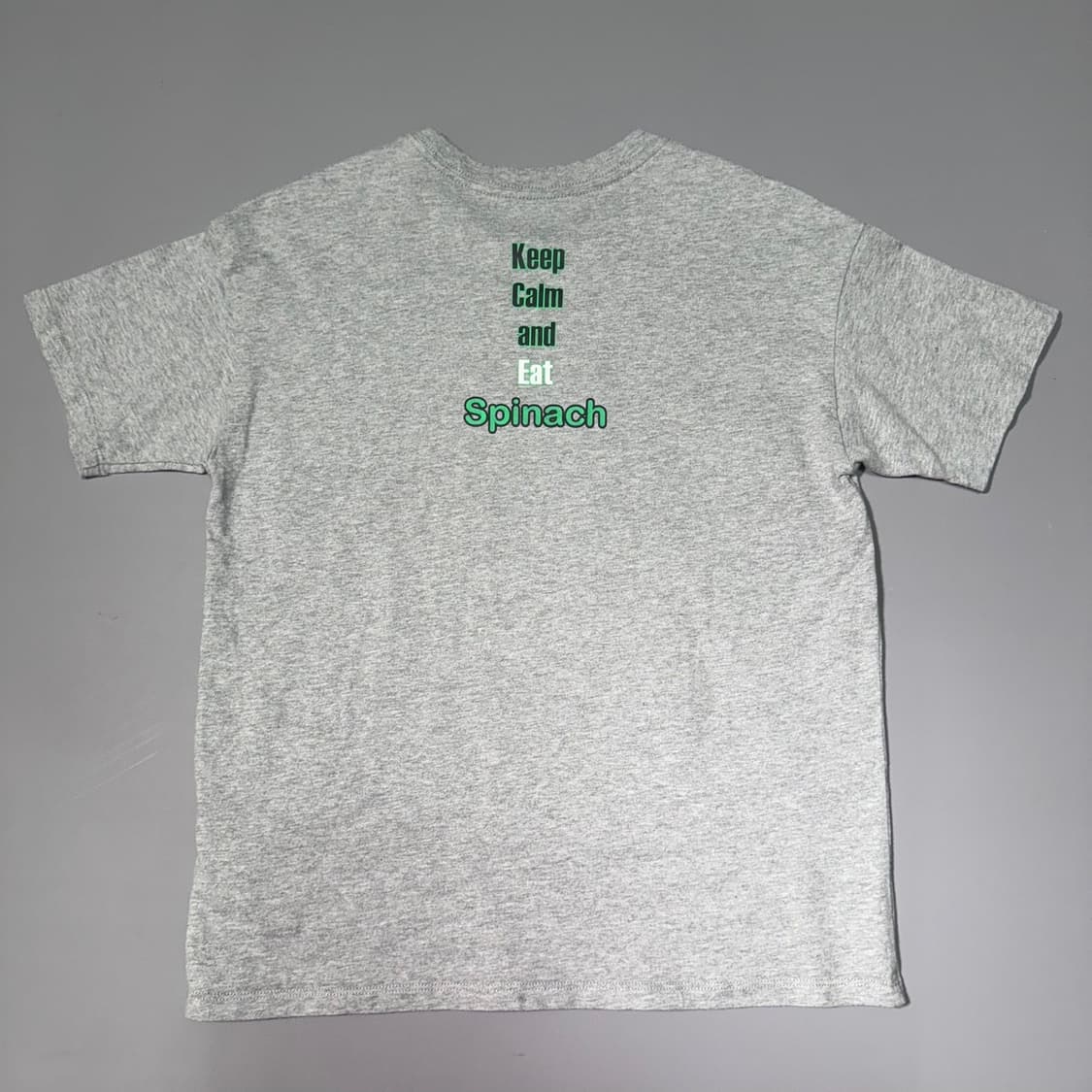 GAP x POPEYE 멜란지 컬러 양면 나염 프린트 코튼 크루넥 반팔 상품이미지6