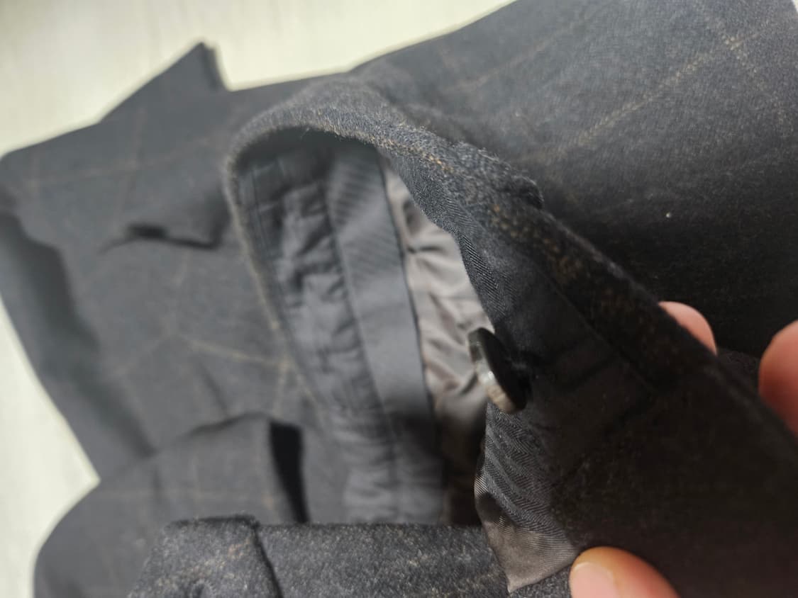 셔터 체크 헤비 울팬츠 상품이미지6