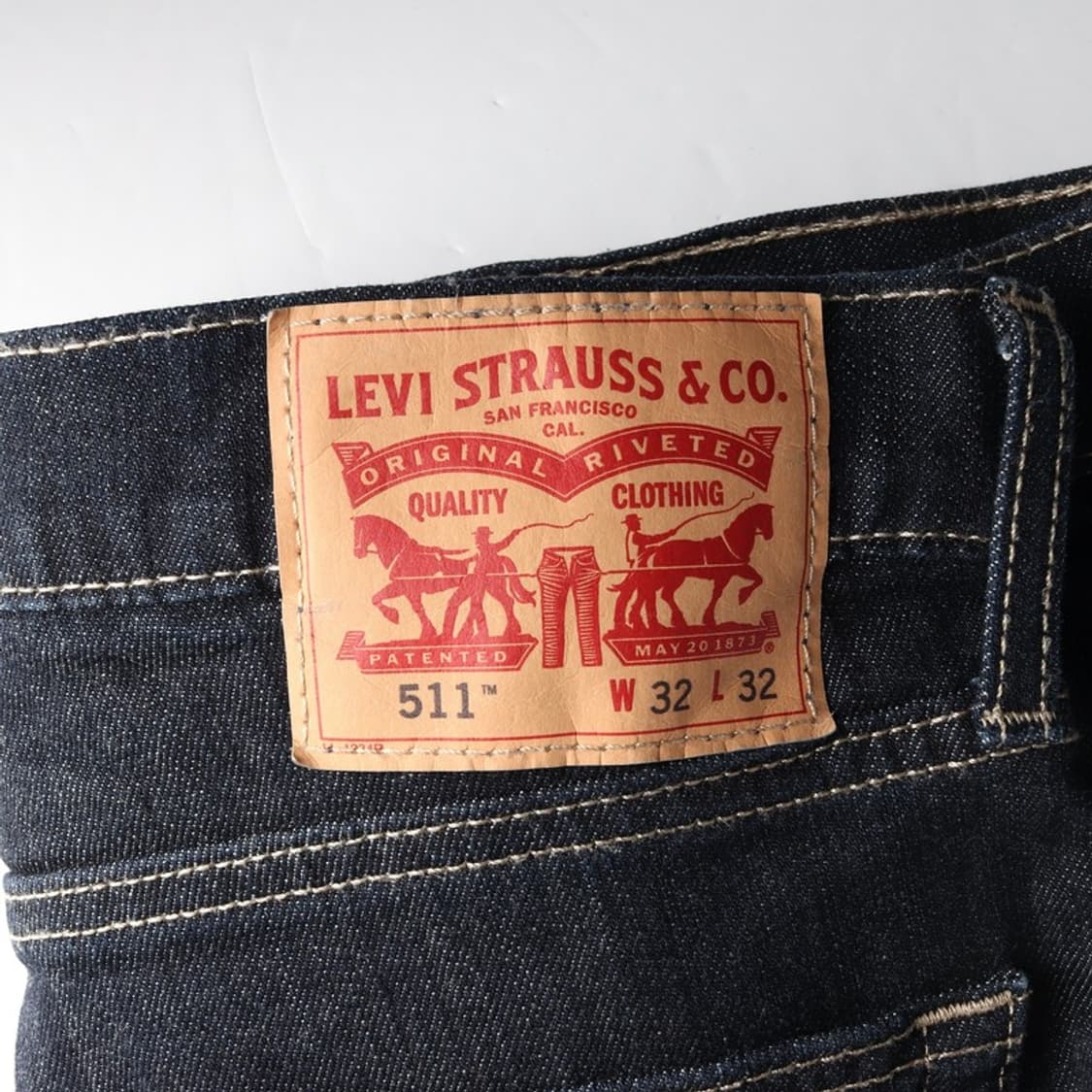 리바이스 511 슬림핏 다크 인디고 데님 팬츠 32 상품이미지6