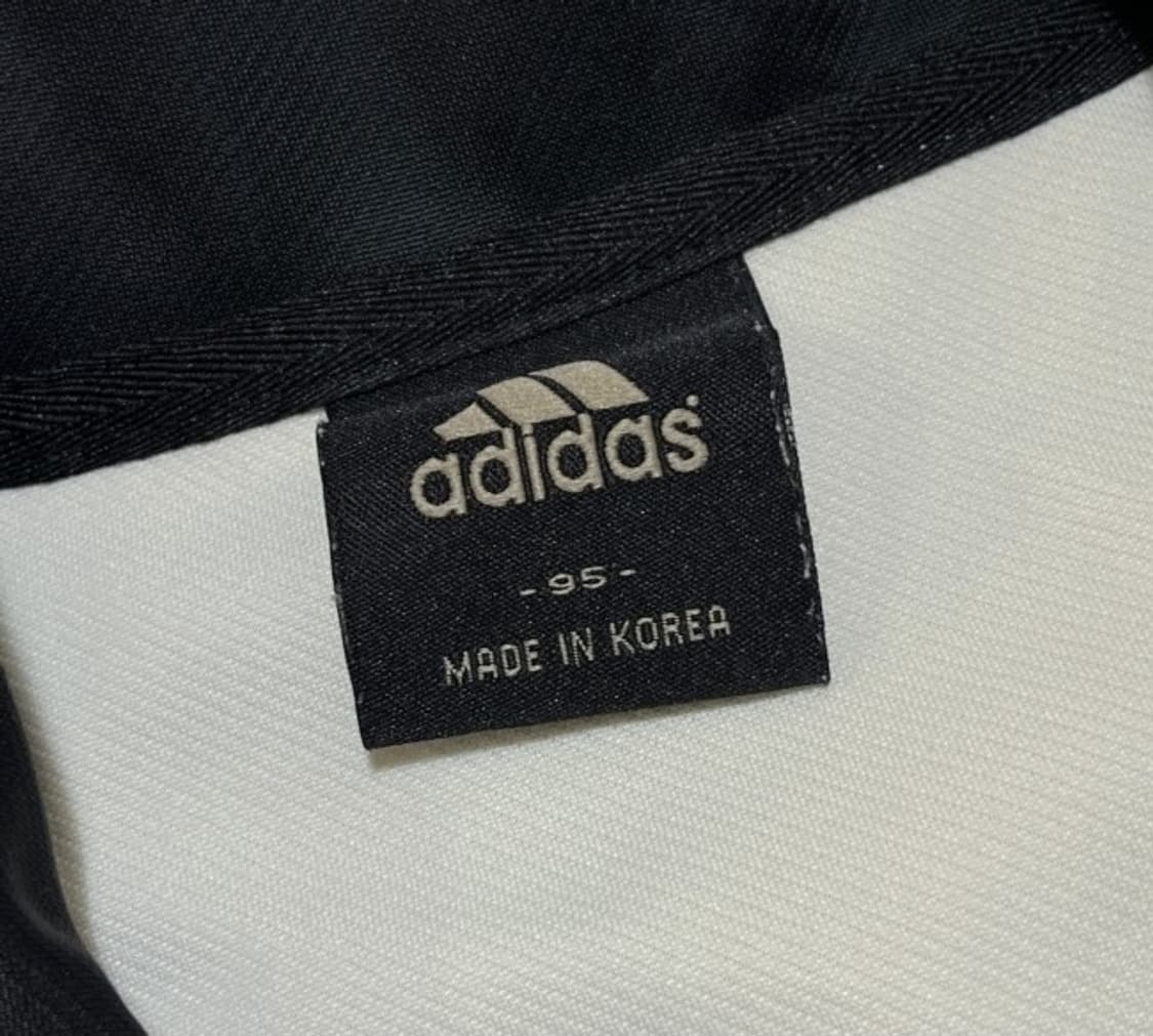 아디다스 블랙 검흰 트랙탑 져지집업 90~95 상품이미지3