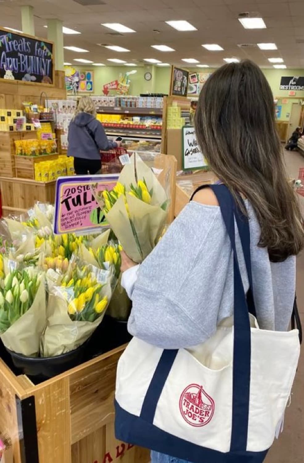 트레이더조 에코백 그린 상품이미지2