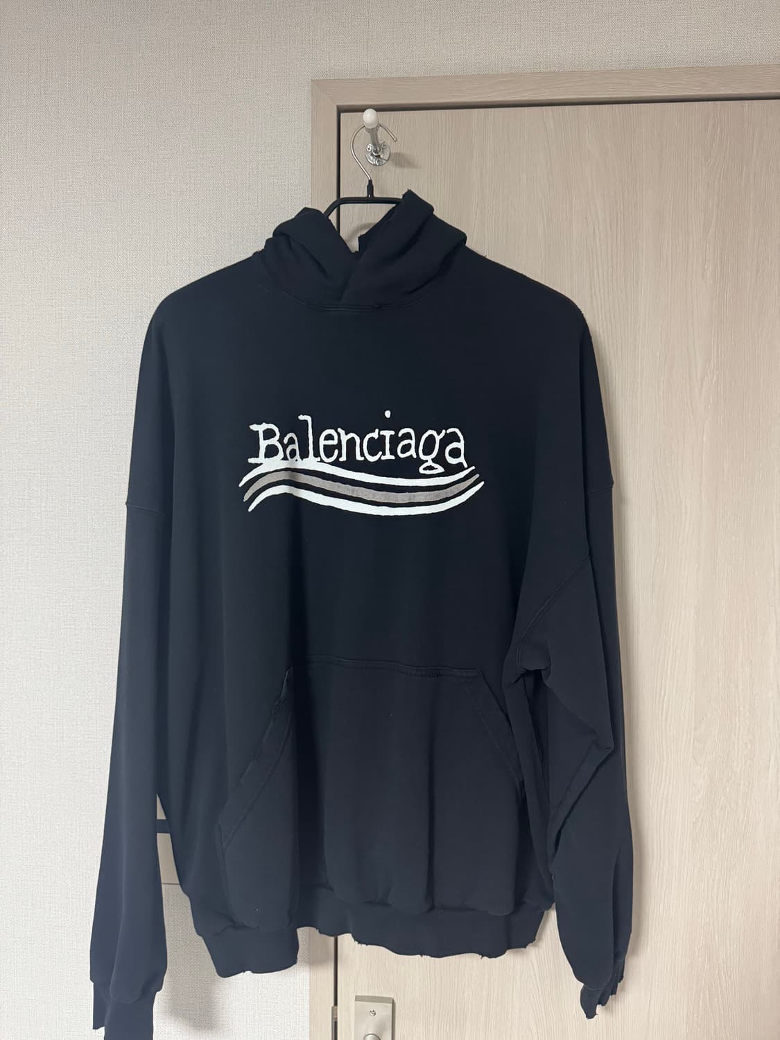 [3] 발렌시아가 로고 후드 상품이미지1