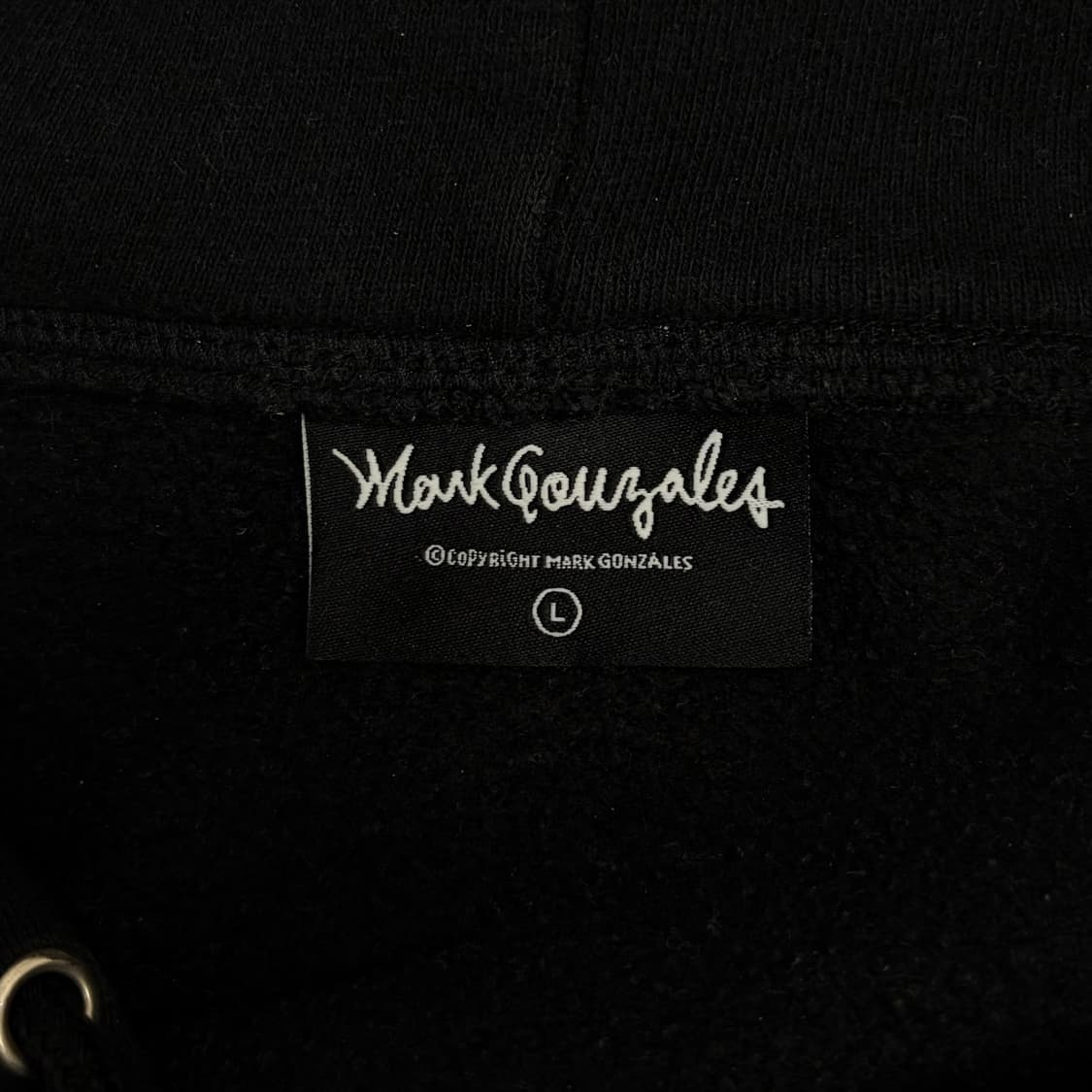 마크곤잘레스 블랙 로고 후드티 L 상품이미지5