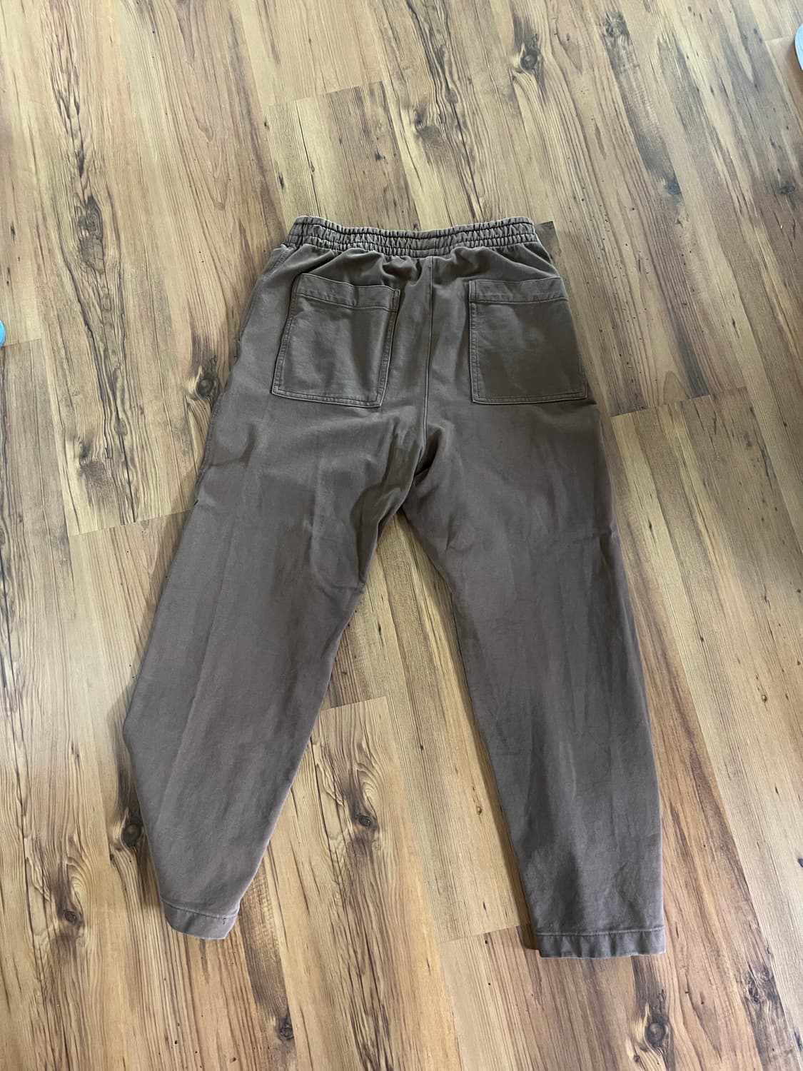 유니클로 브라운 밴딩 코튼팬츠 상품이미지3