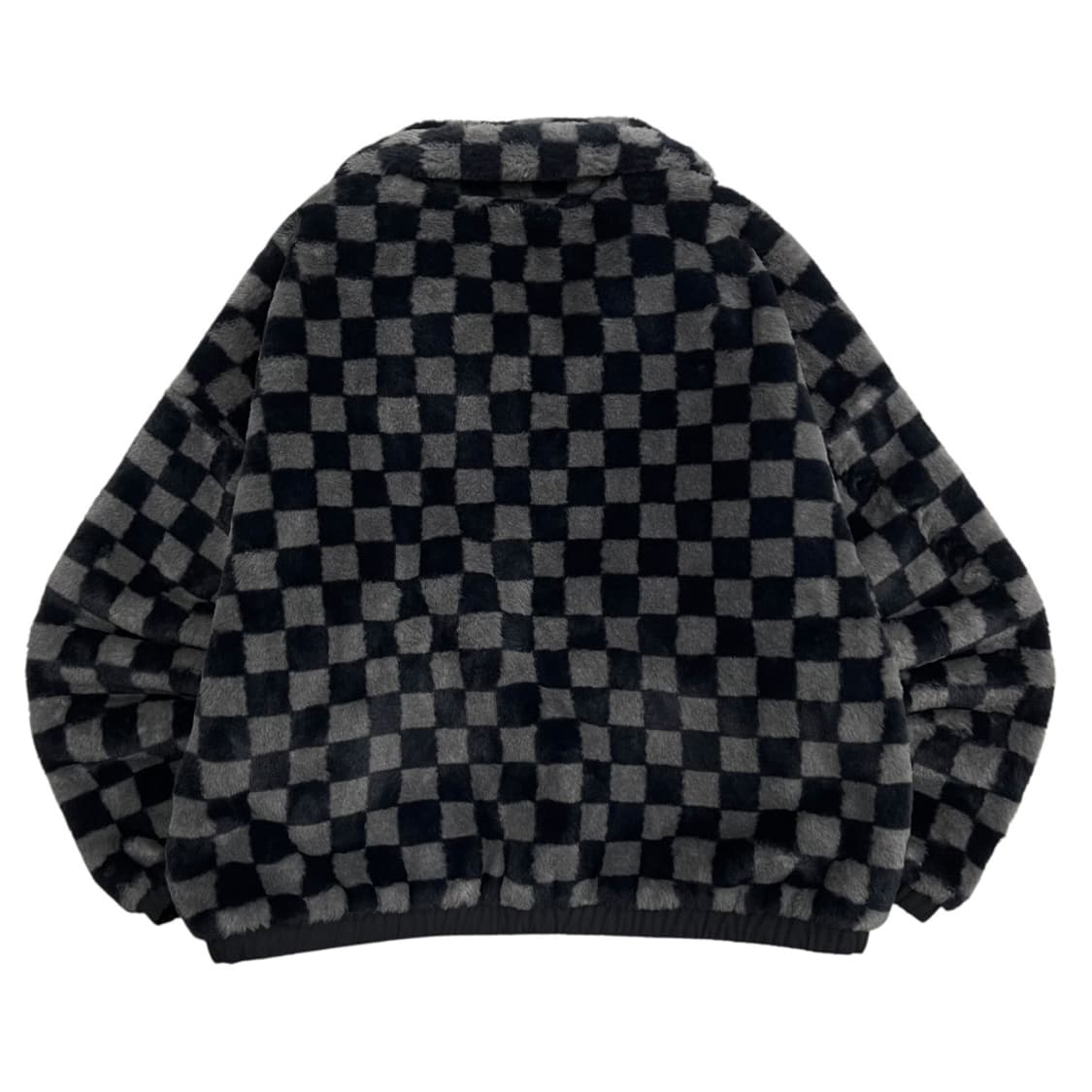 NBA 차콜 체커보드 후리스 집업 XS 상품이미지4