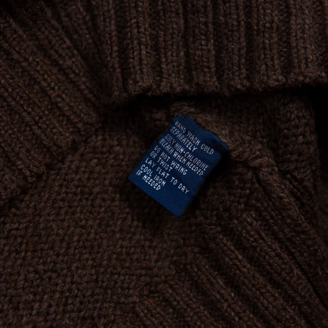 폴로 랄프로렌 코튼 린넨 니트 스웨터 브라운 상품이미지5