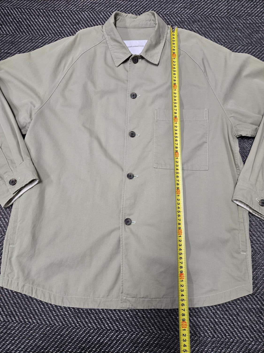 커스텀멜로우 라글란 셔츠 자켓 상품이미지8