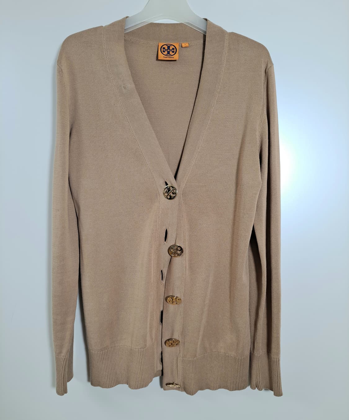 Tory Burch 베이지 가디건 여성 S 상품이미지1