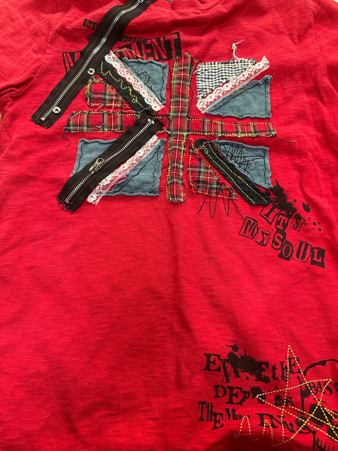 펑크 반팔 슬리브 일본빈티지 상품이미지1