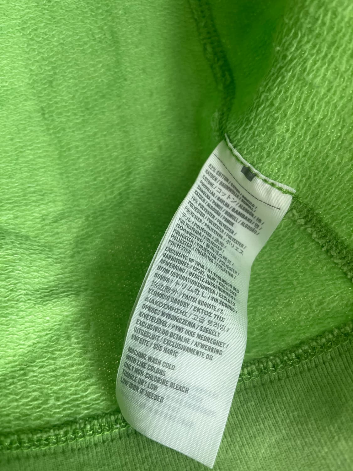 아베크롬비 A&F 스펠로고 후드집업 그린 [S] 상품이미지5