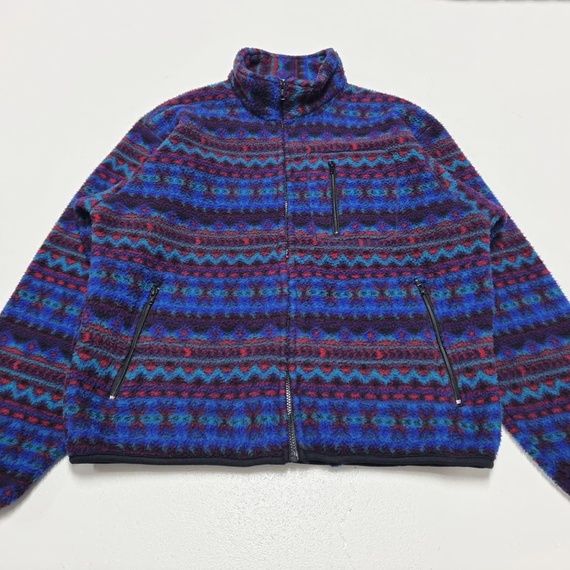 90S 빈티지 ST JHONSBAY 후리스 자켓 - L  상품이미지4